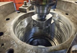 Восстановление посадочных мест под подшипник в корпусе