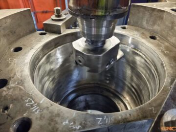 Восстановление посадочных мест под подшипник в корпусе