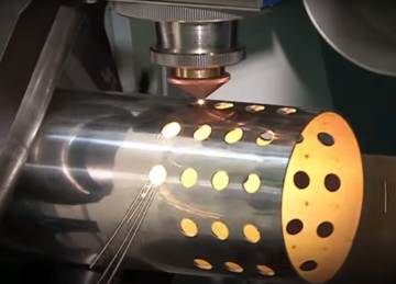 Лазерное сверление металла: