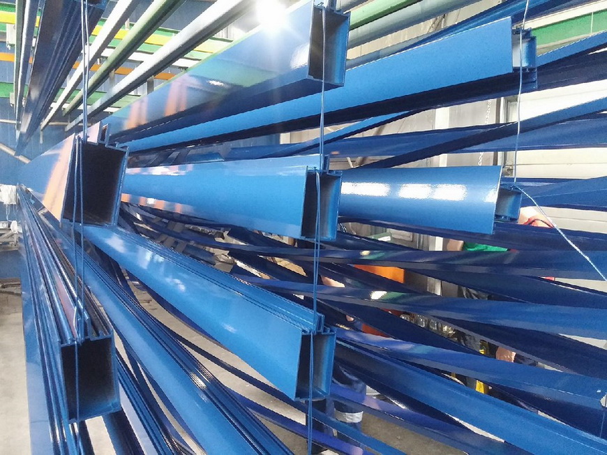 Порошковая покраска труб и профиля в Москве