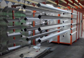 Порошковая покраска алюминиевого профиля в Москве