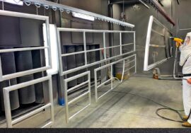 Порошковая покраска алюминиевого профиля в Москве