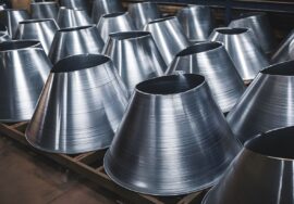 Изготовление конусов из листового металла на вальцах